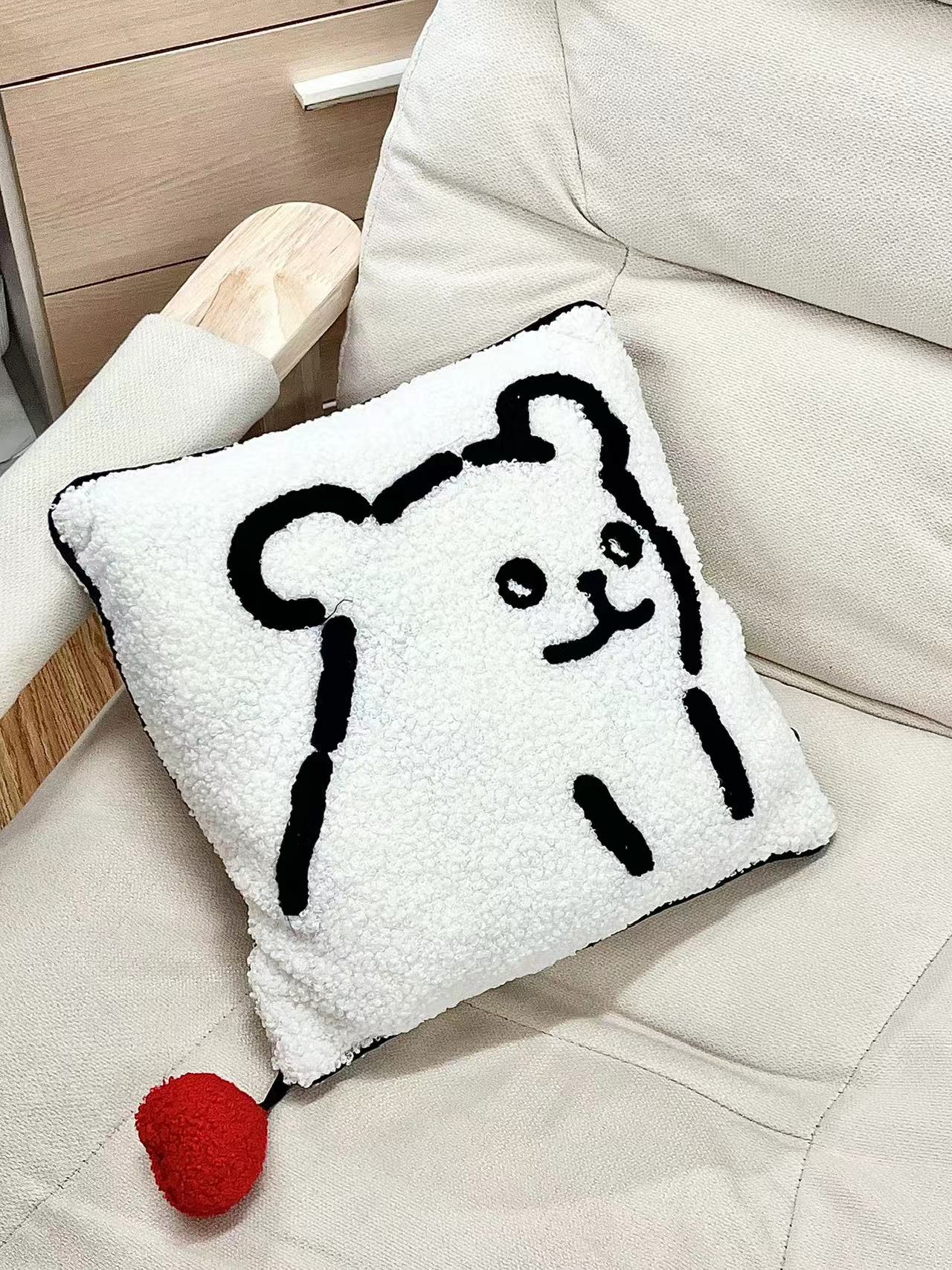 好多只小狗向我飞奔而来🦴是线条小狗毯子耶！