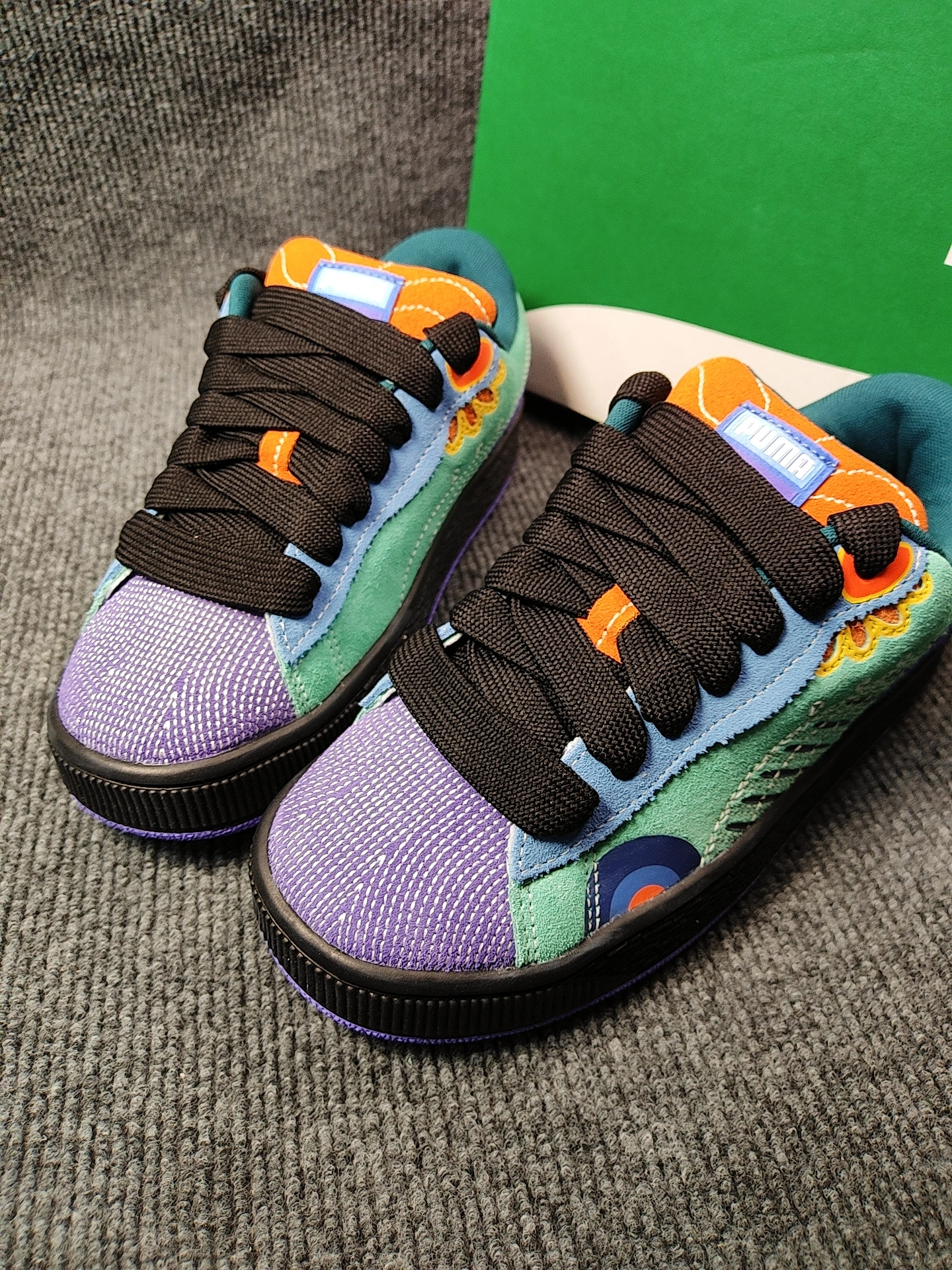 puma|新款紫黑复古老虎🐯鞋帅我一脸