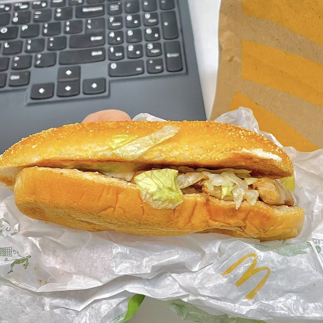 今天吃个板烧堡吧