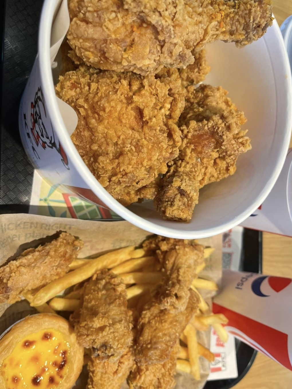 吃上了！KFC全家桶吃上了！