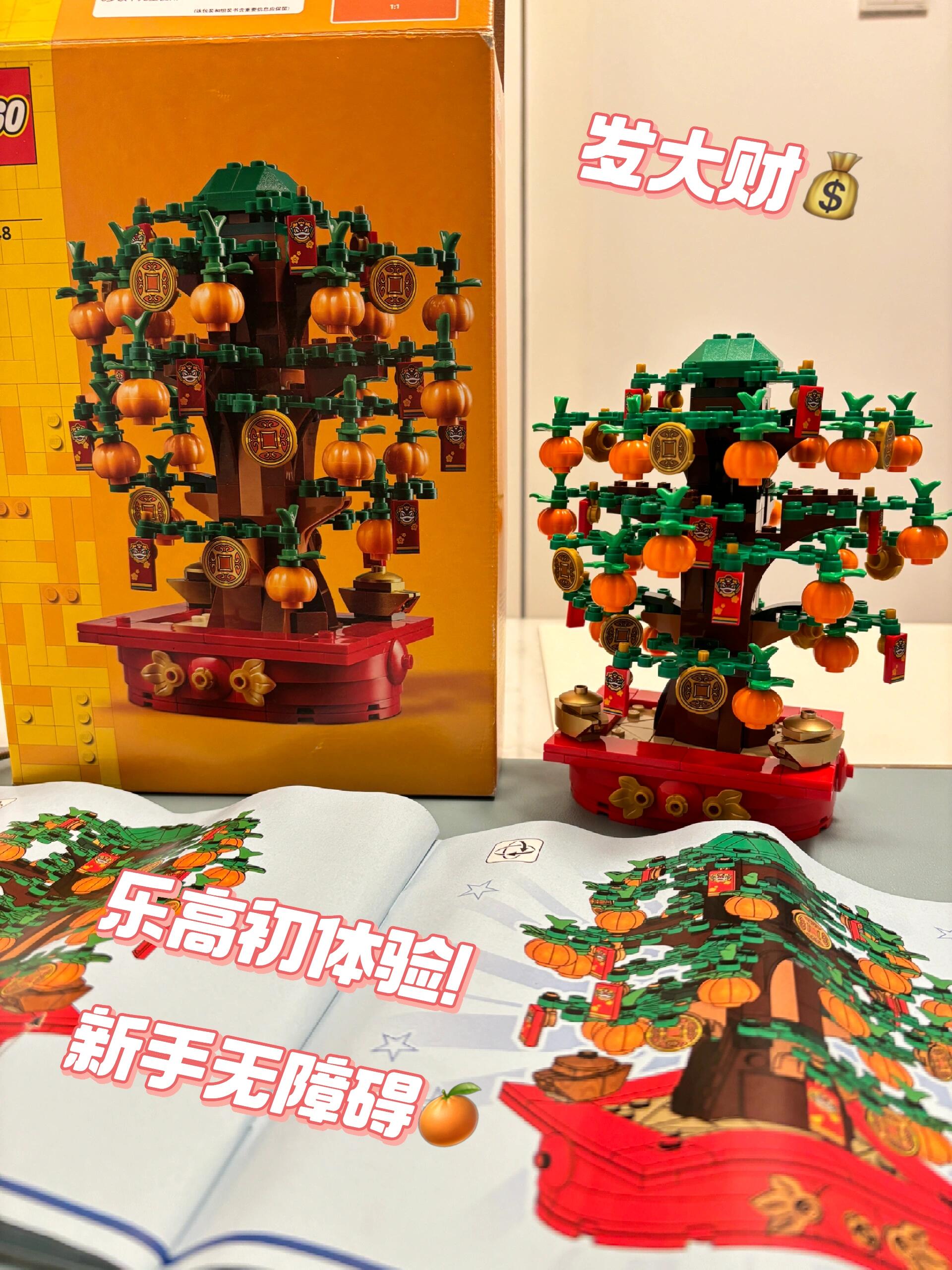 生日礼物新思路💰乐高发财树🤑好玩好看上瘾