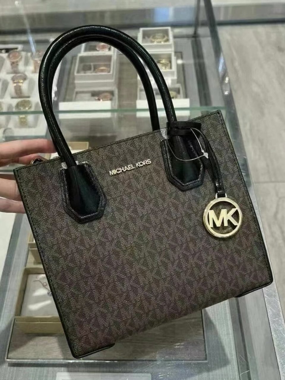 超萌的 MK 老花风琴包🎀