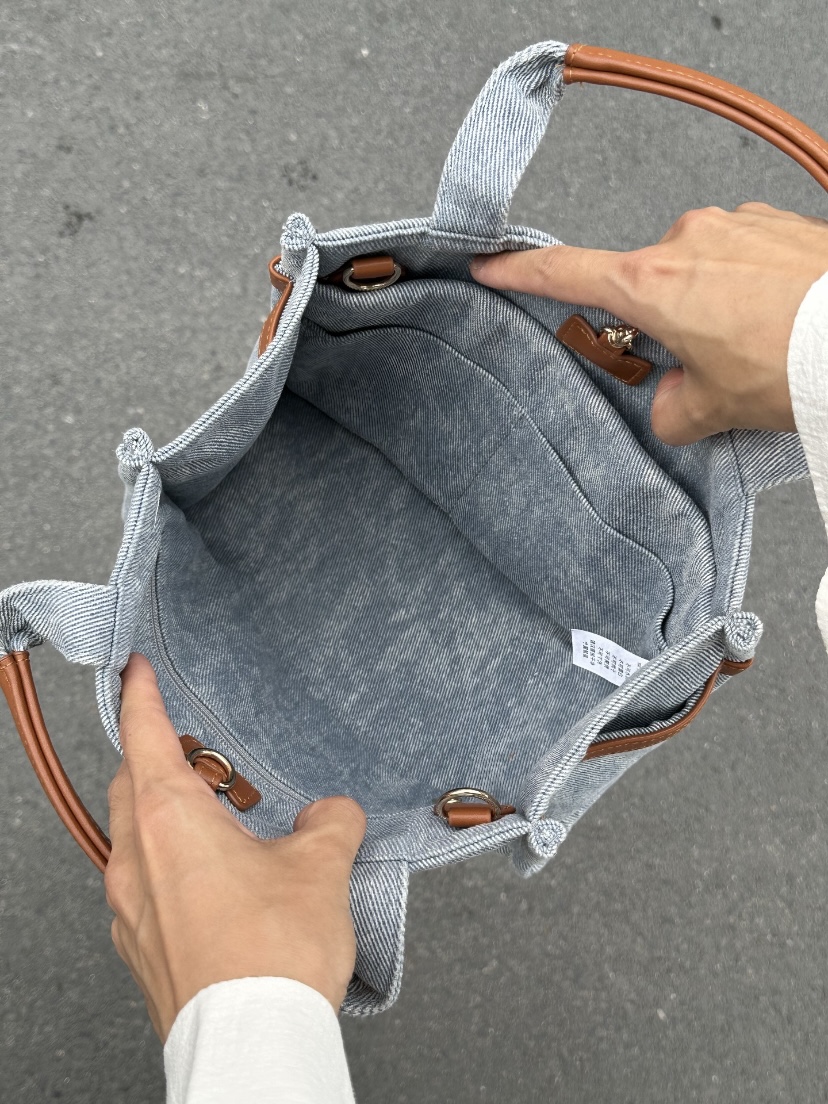 好清新🧊介个勿忘草蓝托特包👜好好看啊