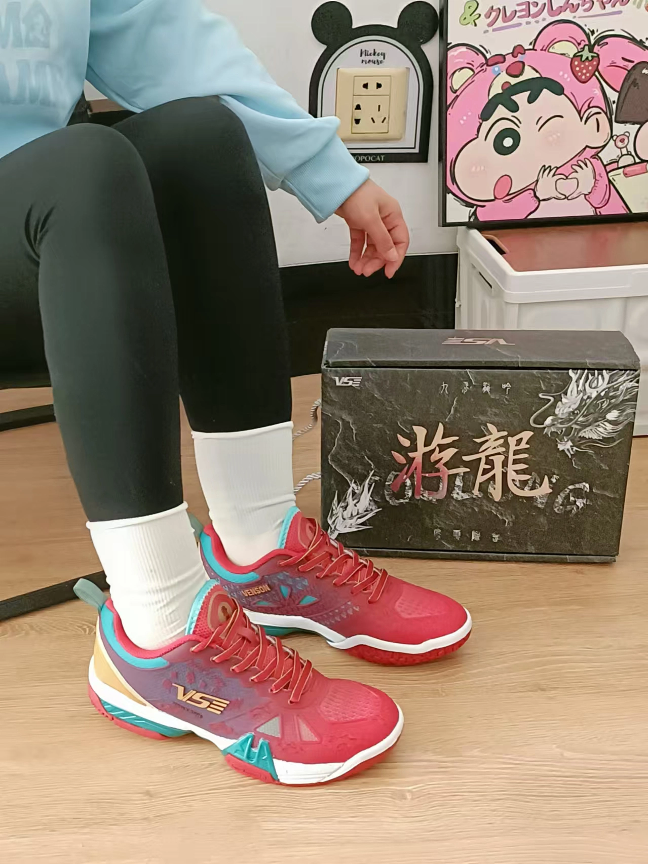 第一次因为鞋底爱上一双羽毛球鞋🏸