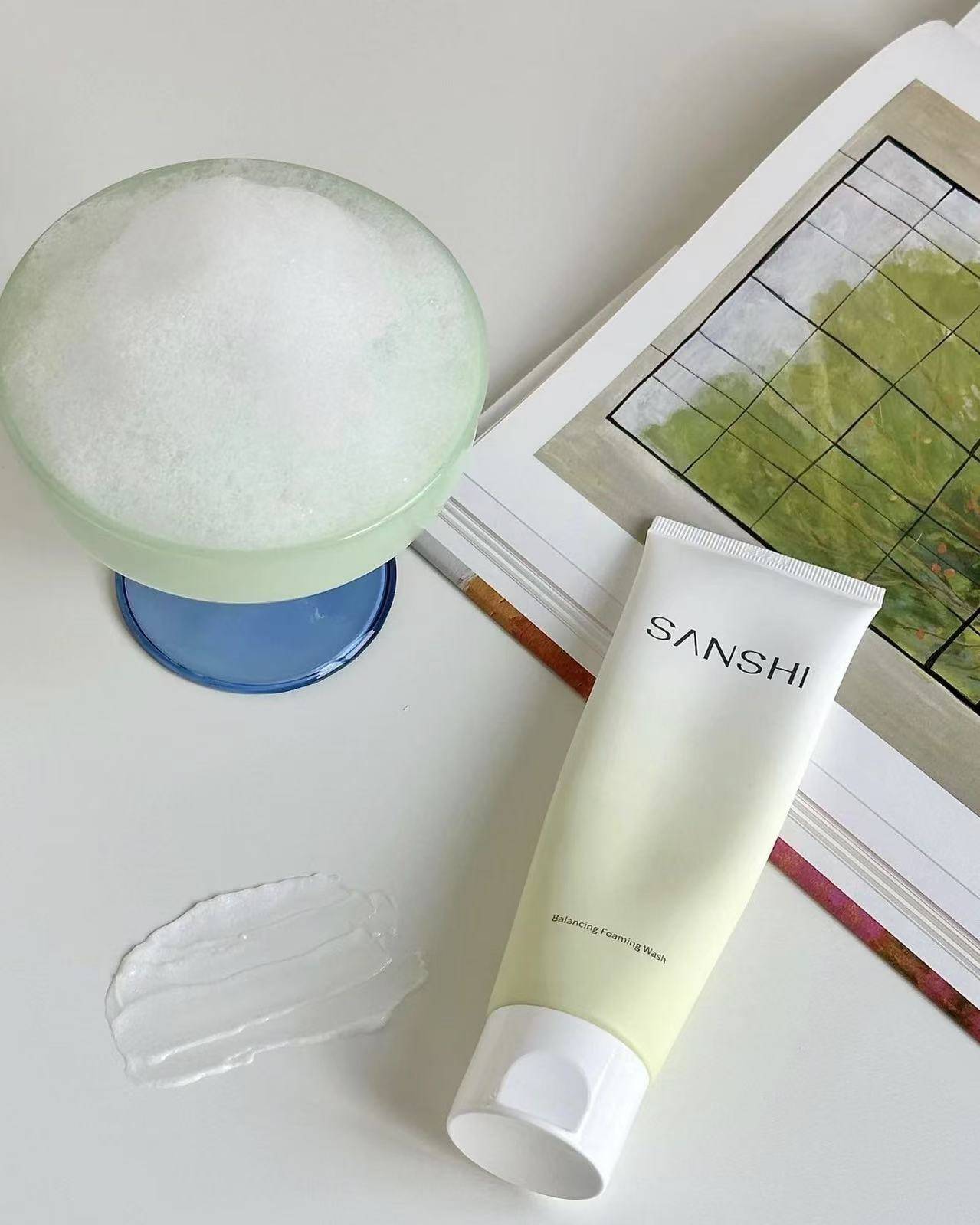 水润保湿超厉害的三式净润清新洁面膏💦