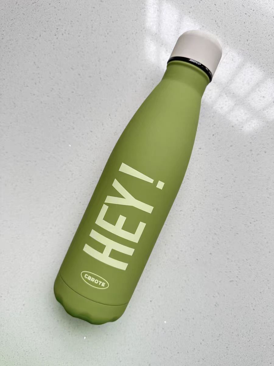 细长保龄球保温杯，抹茶绿 + 长效保温