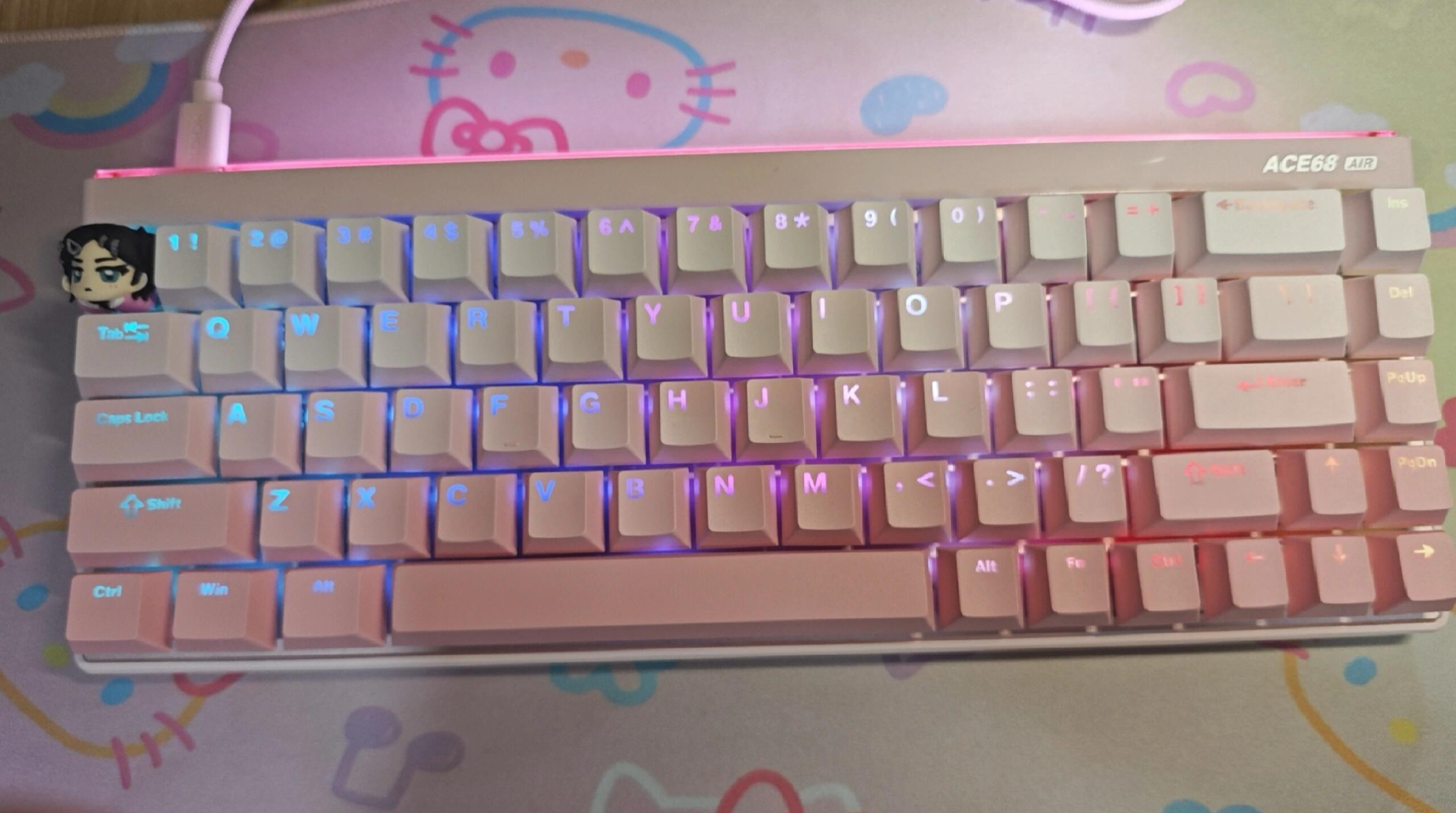 家人们，最近我挖到宝啦！就是这 MC/迈从 Ace 68 Air 有线机械键盘 。