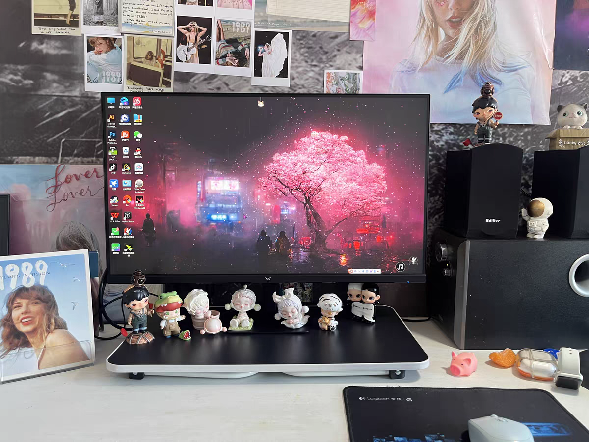 换了新显示器之后我居然不想关电脑了！😭