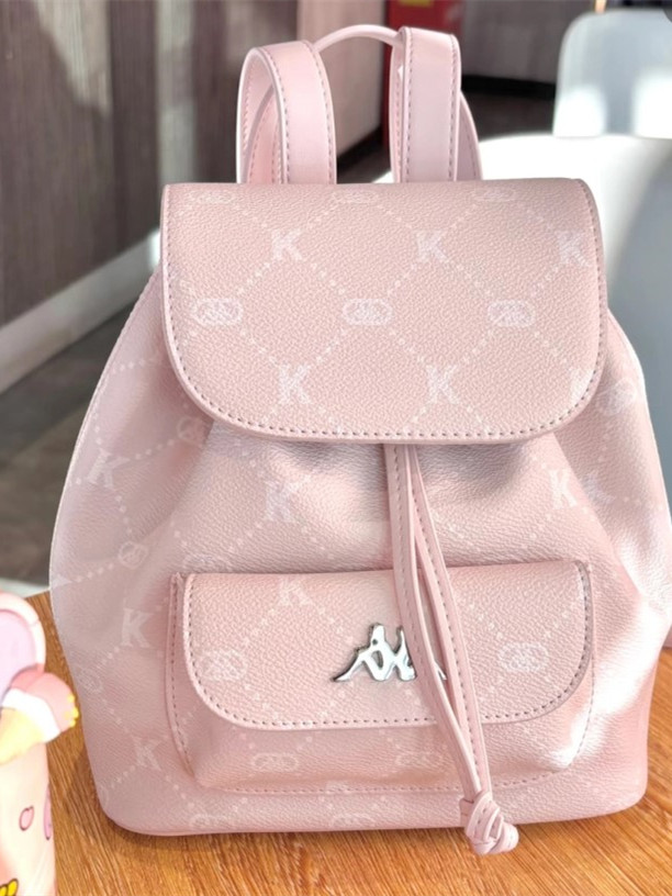 救命！Kappa 这只粉胖子双肩包甜到我心巴💖