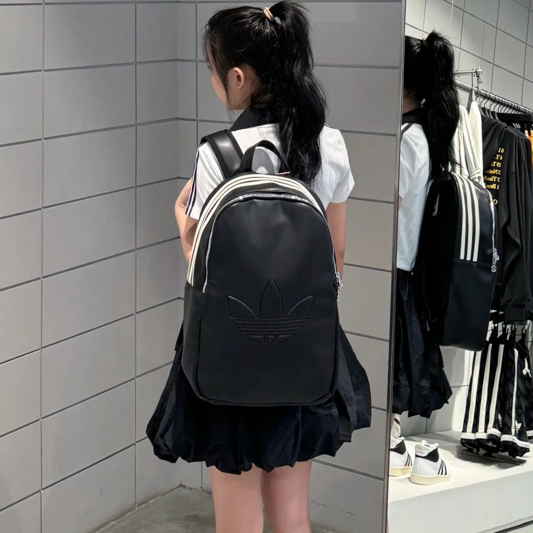 这款双肩包！背上直接变校园女神！