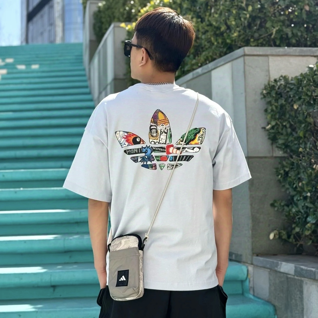 🤍 阿迪情侣包新色！腻子米拼白也太温柔了吧！