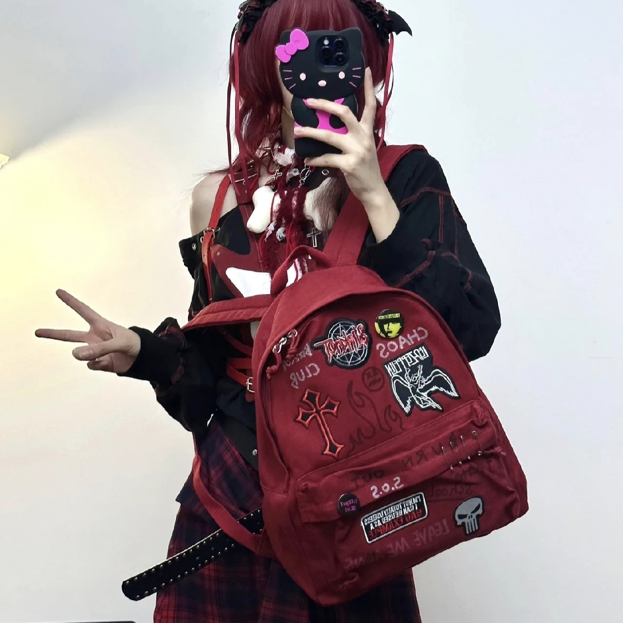 酒红色复古炸街，出街直接被追着问！👾❤️​
