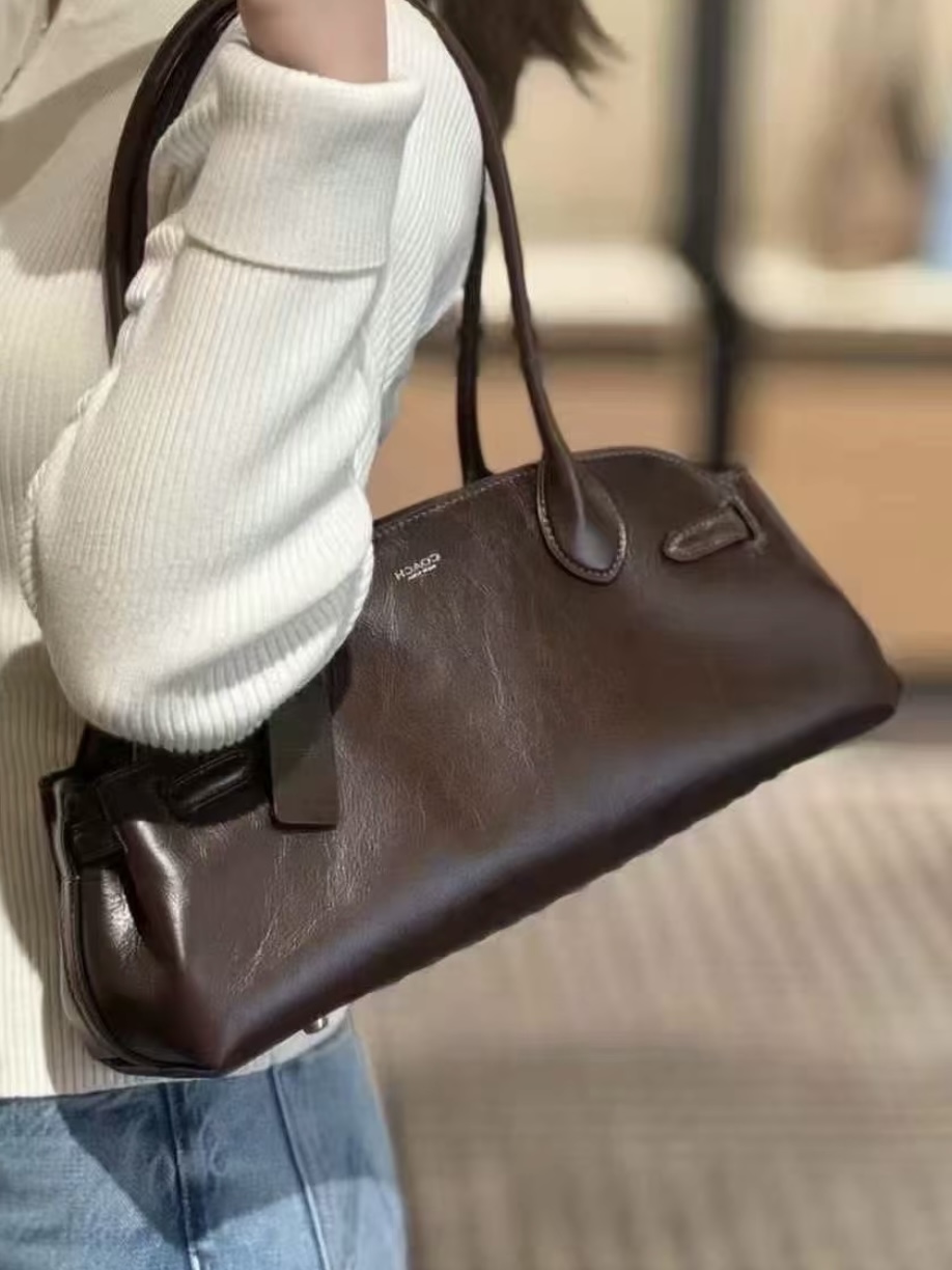 💼职场人的质感包包来啦！这只大号单肩包也太能打了吧～✨
