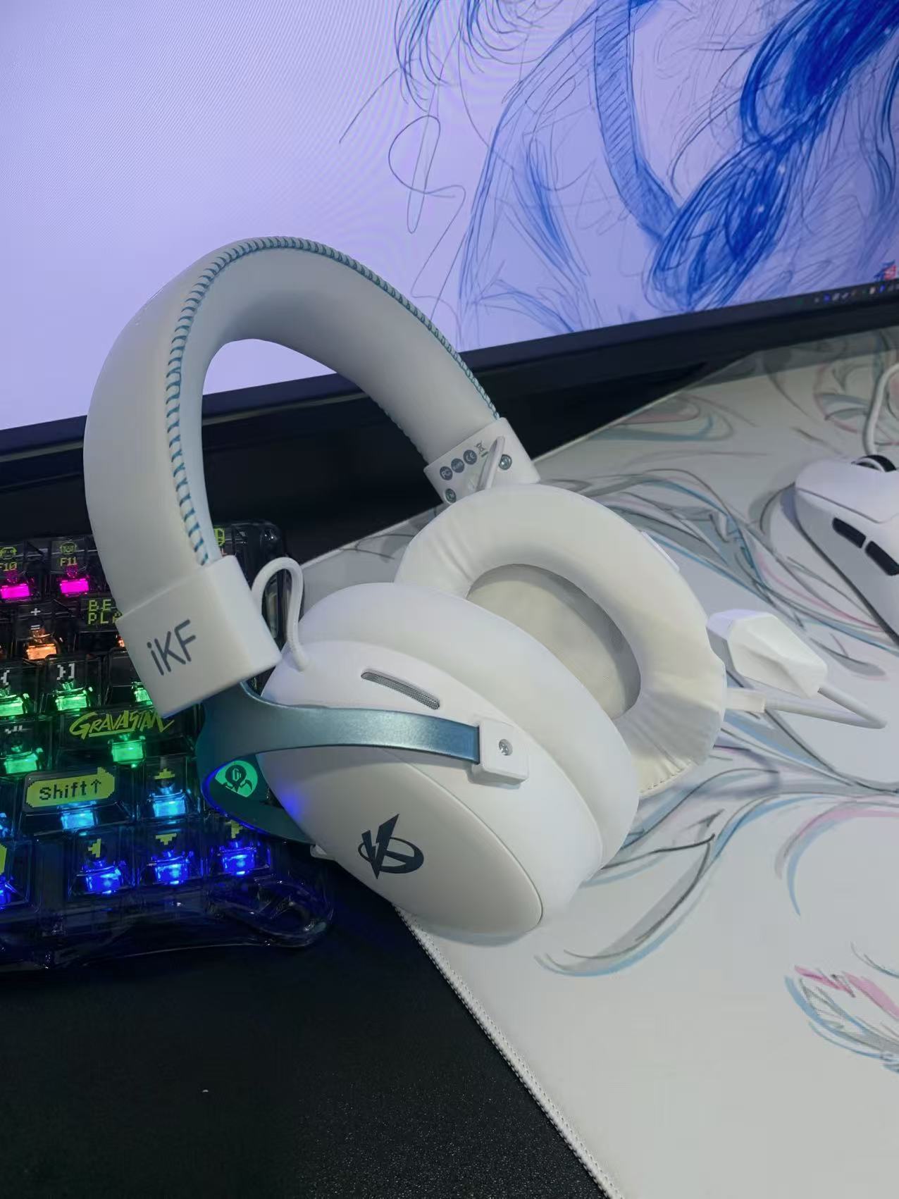 🎧女大打瓦耳机分：iKFV11max