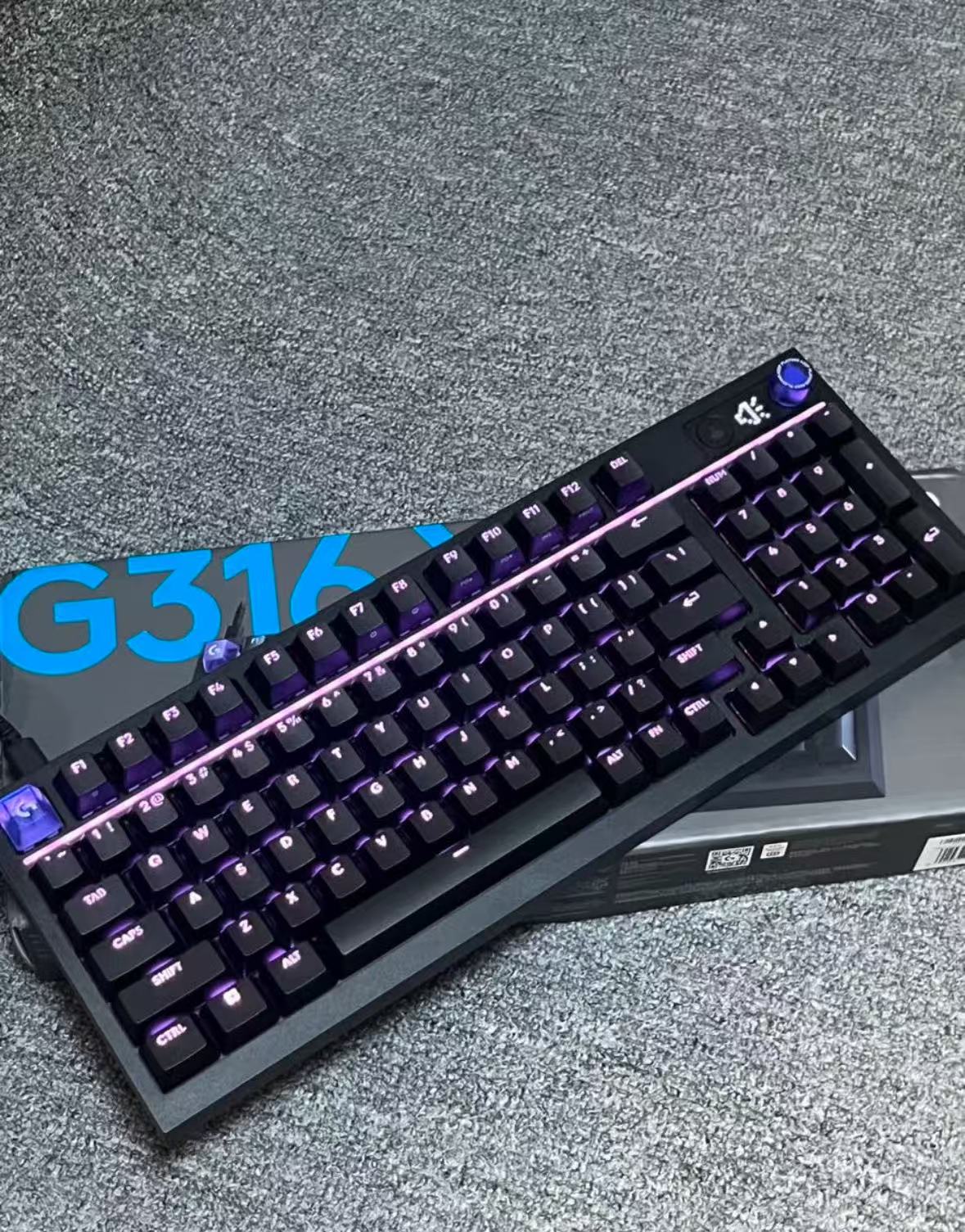 我被罗技G316X黑色款圈粉，这才是电竞键盘该有的样子！