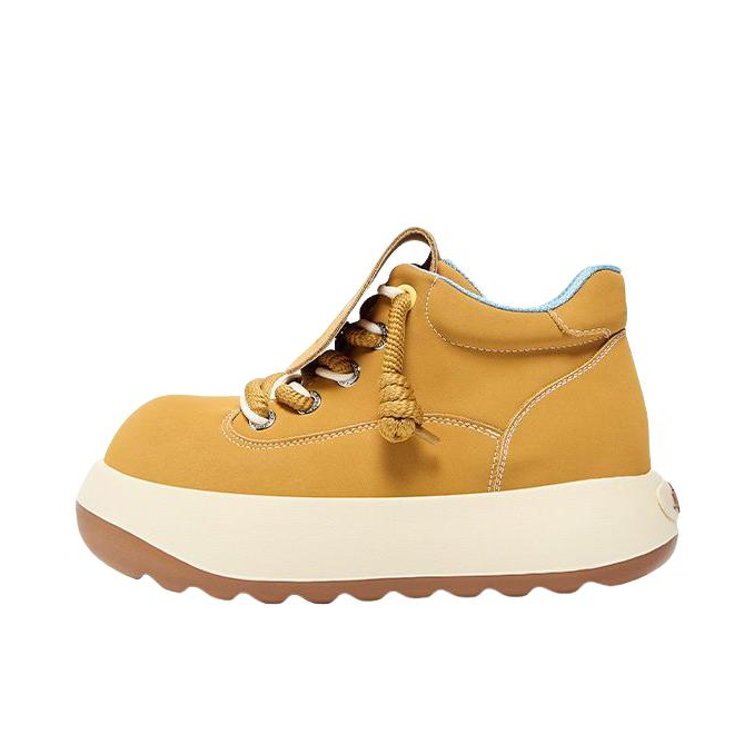 推荐商品：Lee Cooper 马丁靴 百搭休闲复古 LCQBCA2253253 女款/黄色