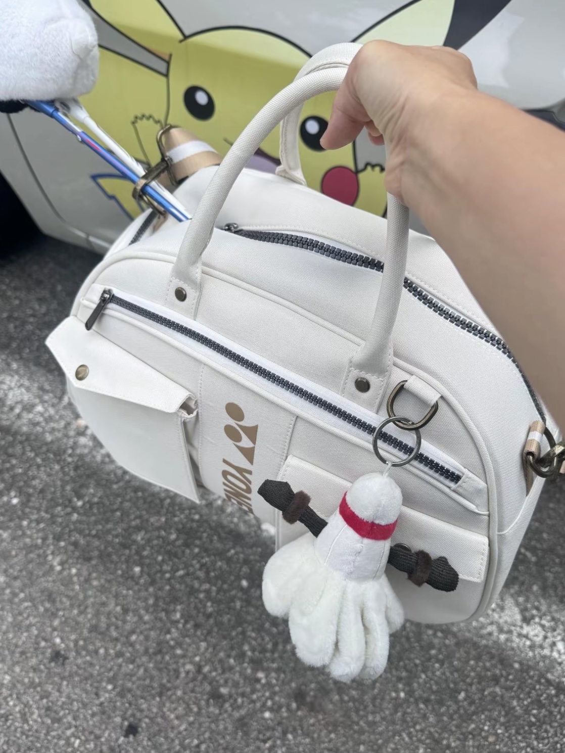 情侣出街甜度爆表🎀！运动风包包也能这么搭～