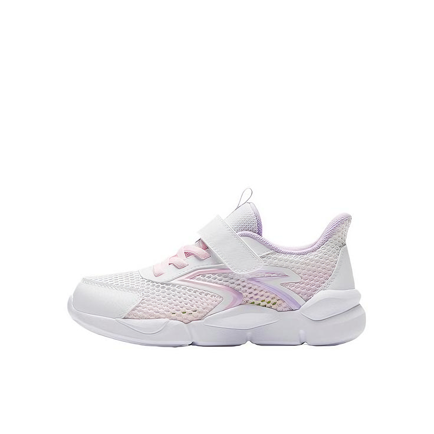 推荐商品：安踏 透气 防滑 耐磨 运动鞋儿童 322529904 小童/安踏白/轻透粉/浅雾紫