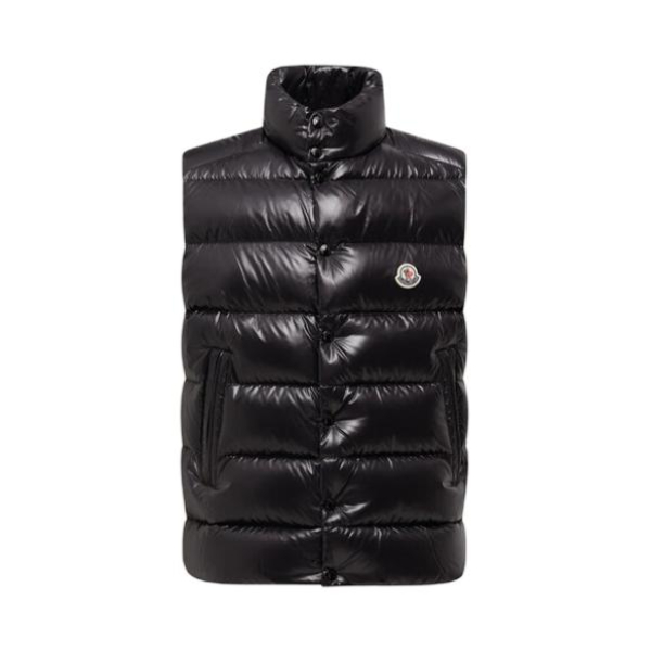 推荐商品：Moncler/盟可睐 Tibb羽绒拉链立领保暖马甲 K20911A0009668950999 黑