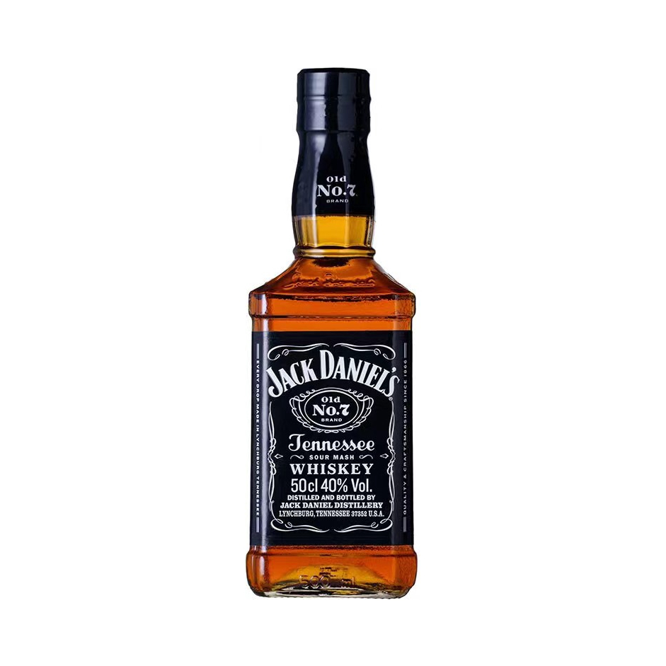 推荐商品：Jack Daniels/杰克丹尼 黑标 双桶 调和威士忌 500ml 40%vol 裸瓶装