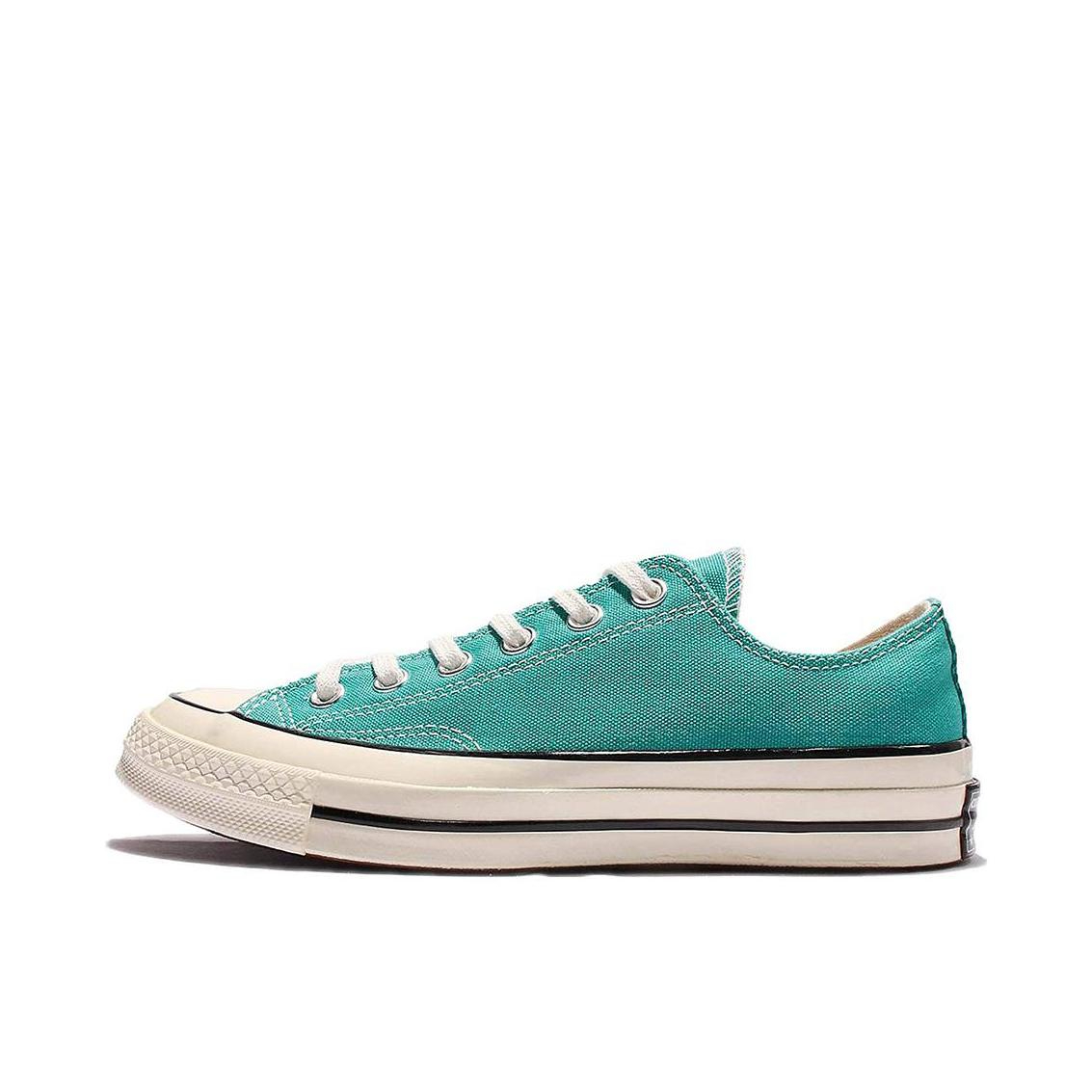 推荐商品：Converse/匡威 1970s 帆布鞋 圆头防滑经典复古轻便时尚拼接百搭 Low Ceramic Verde Blue 蒂芙尼