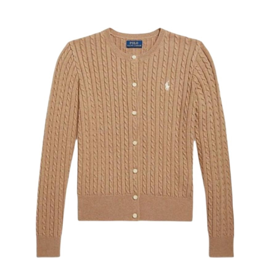 推荐商品：Ralph Lauren/拉夫劳伦童装 单排扣罗纹长袖针织衫 女中大童 CWPOSWEG6820575260 卡其