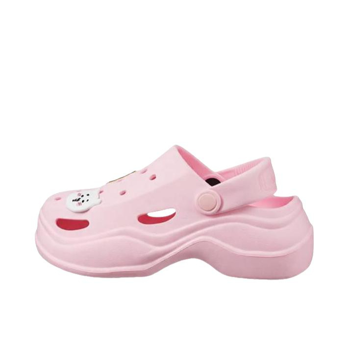 推荐商品：MINISO/名创优品 chiikawa系列 凉鞋 舒适增高防滑耐磨 chiikawa联名/女款/浅粉色