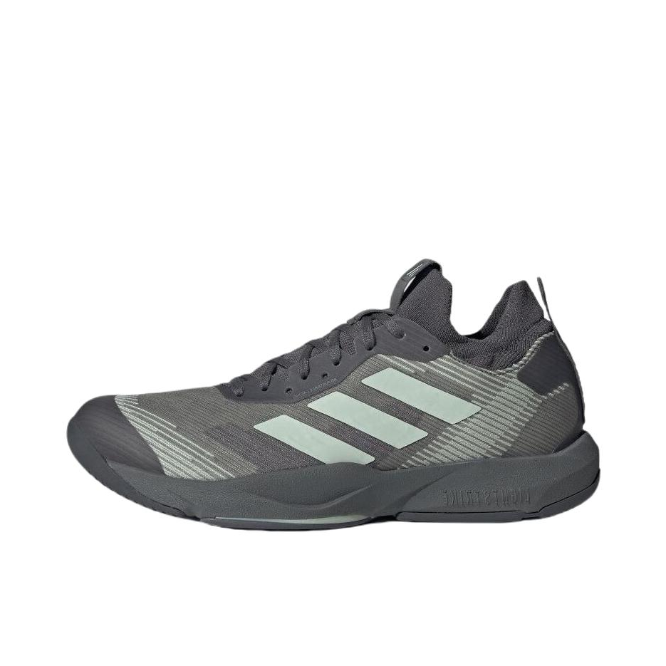 推荐商品：adidas Rapidmove adv Trainer 综合训练 耐磨防滑 舒适缓震 圆头 运动鞋 深灰/亚麻绿