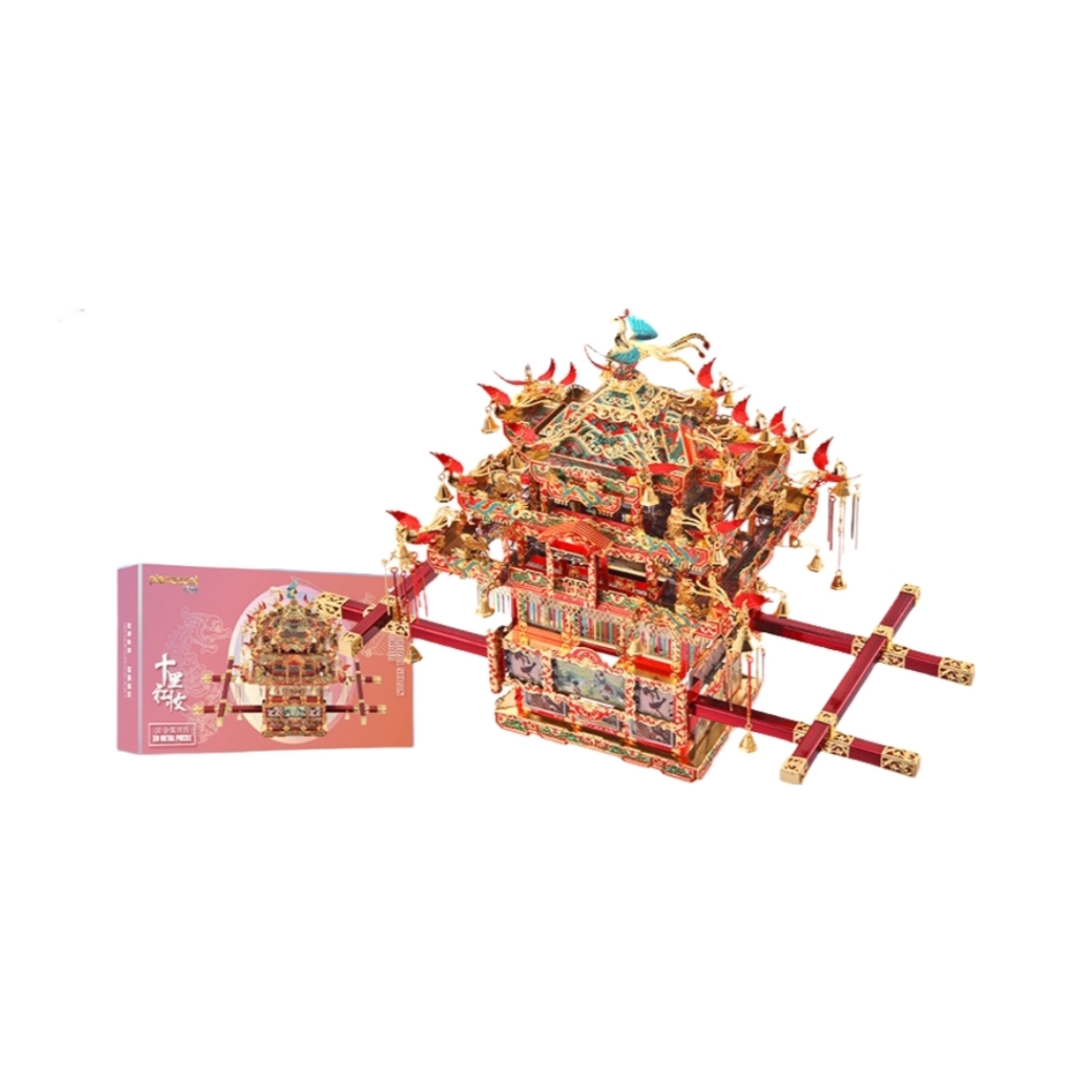 推荐商品：拼酷 婚庆系列 十里红妆-花轿 拼图