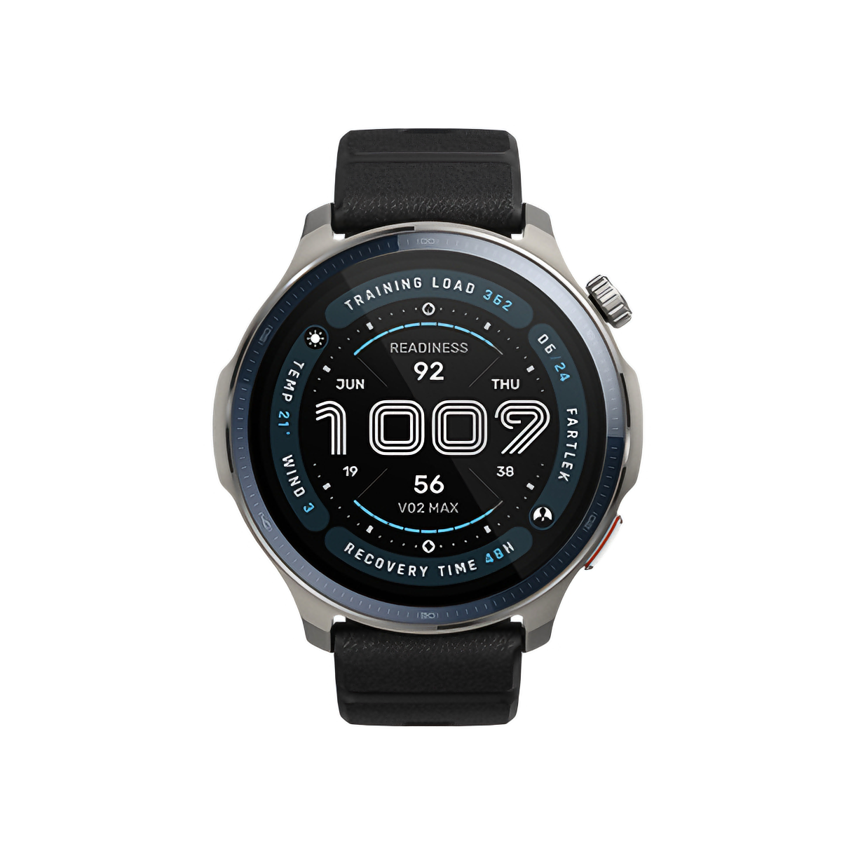 推荐商品：Amazfit/跃我 Balance2 蓝牙连接可下载app骑行游泳健身心率智能男女同款手表