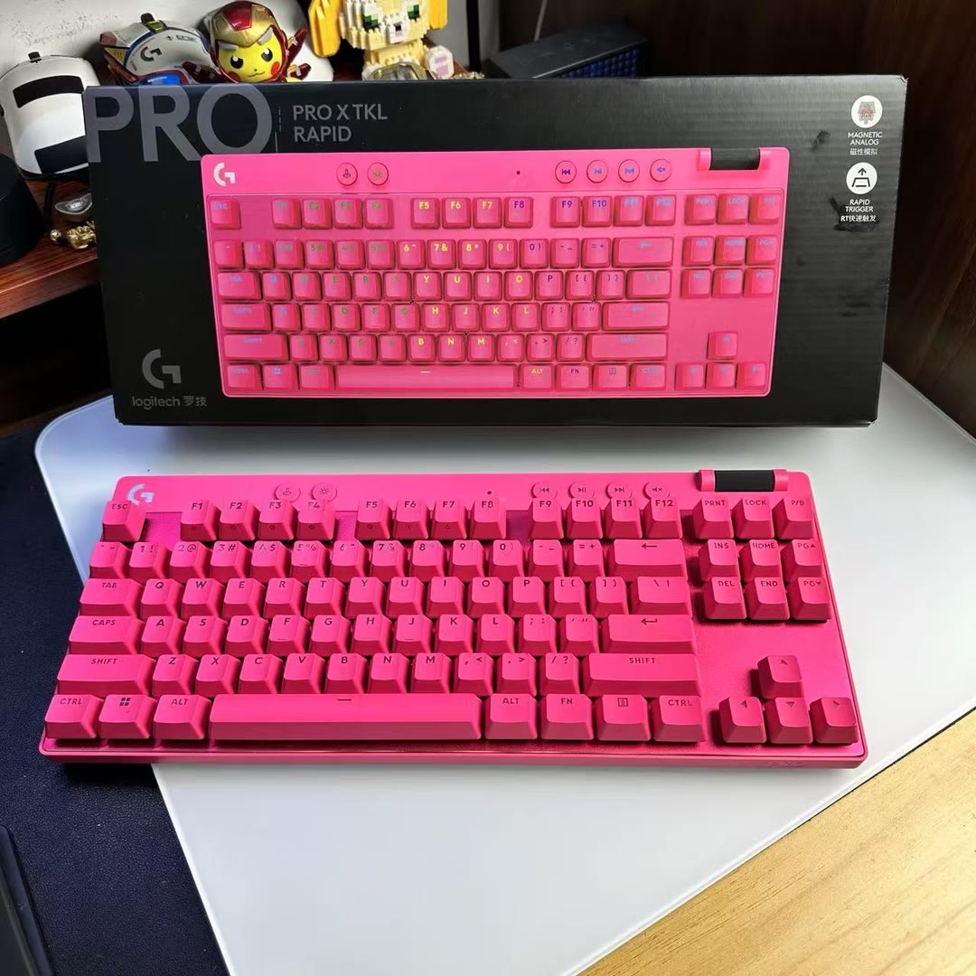 粉色电竞风！这键盘让我游戏操作起飞🎮