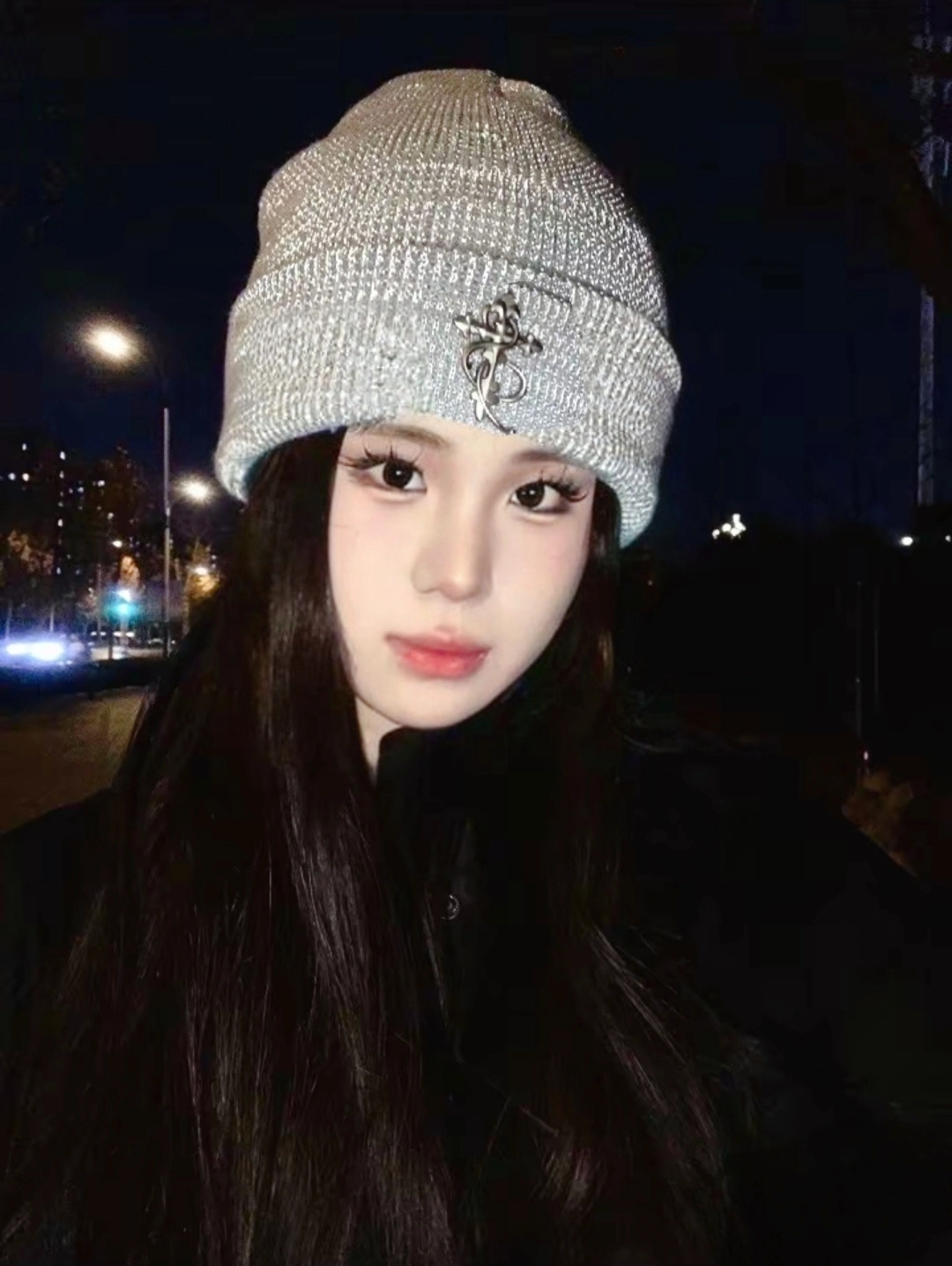 夜跑被追着问的反光针织帽🤩