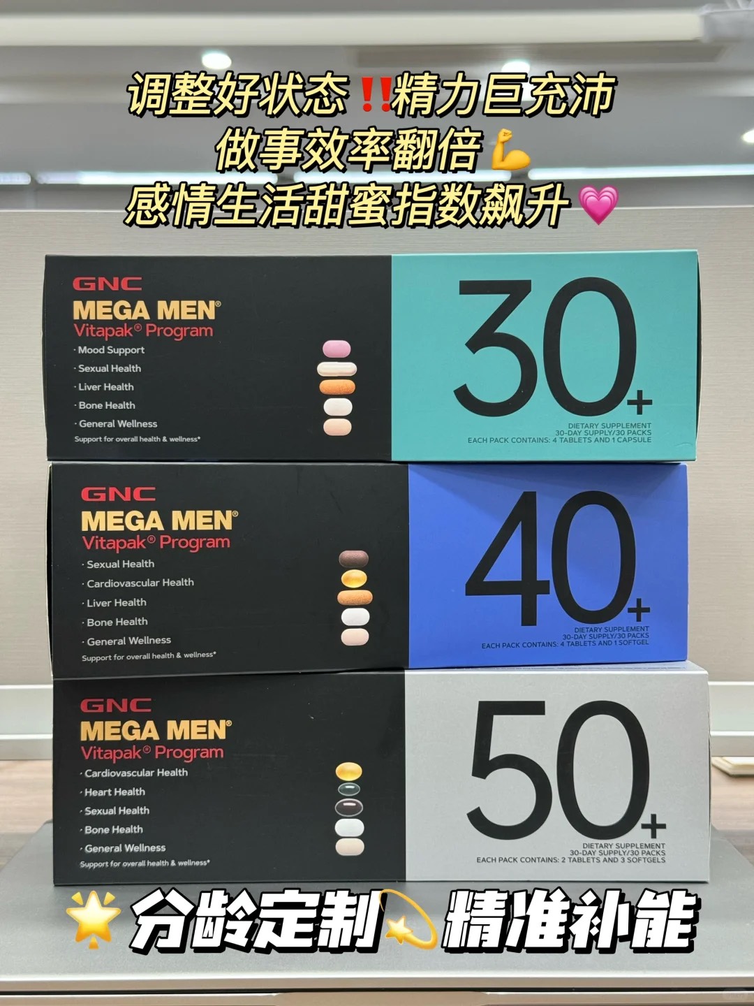 50+男士看过来！这个营养包太贴心🥳