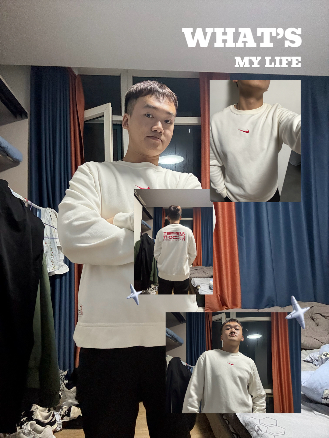 去年入的Nike卫衣，现在还爱穿🤩