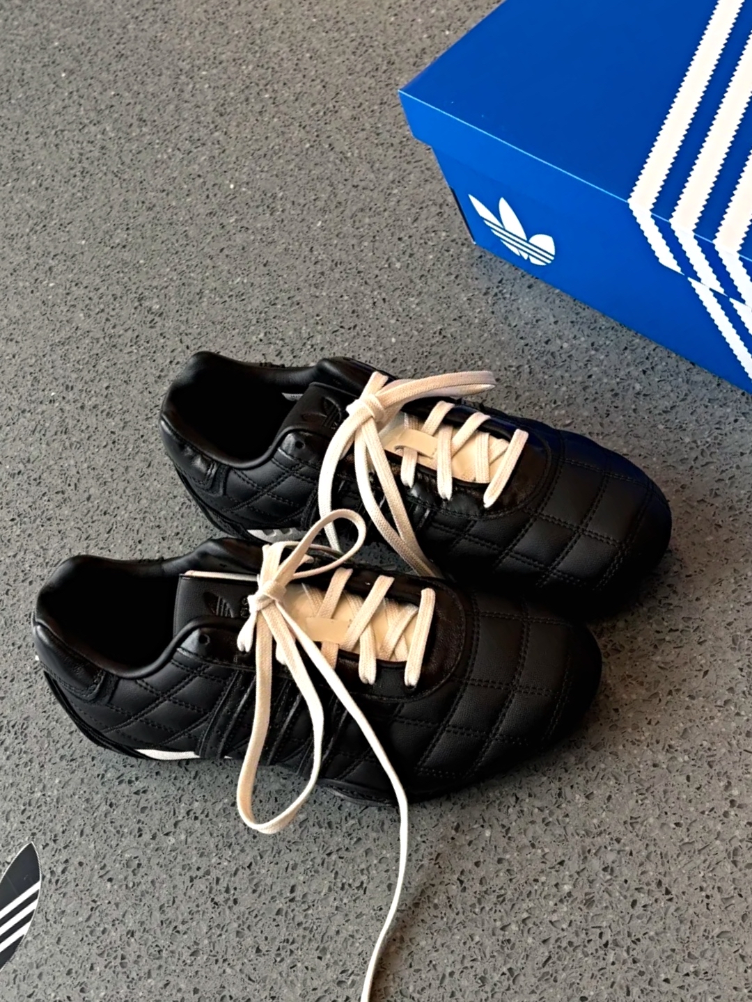 🍂高级感！Adidas复古miu系菱格赛车鞋🖤