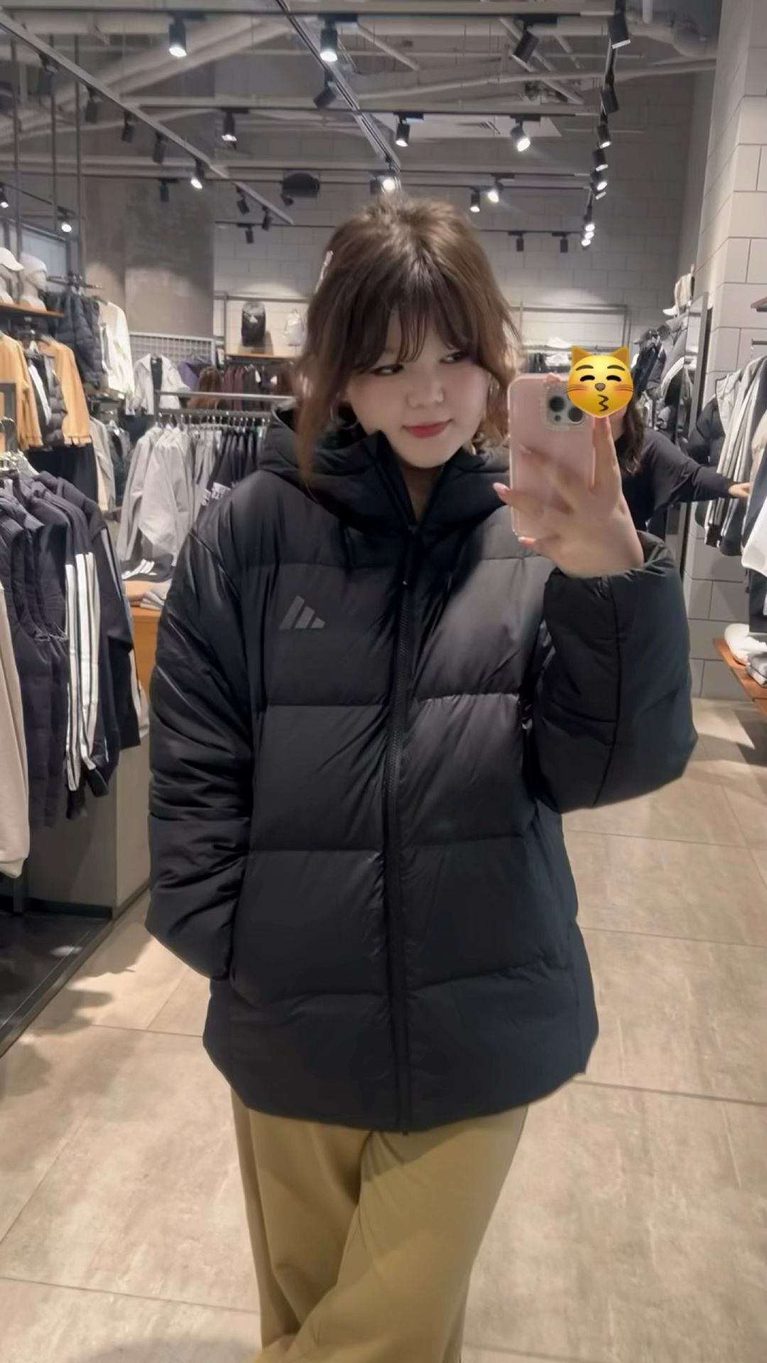 微胖早八人爱住！这件羽绒服太好搭啦🥳