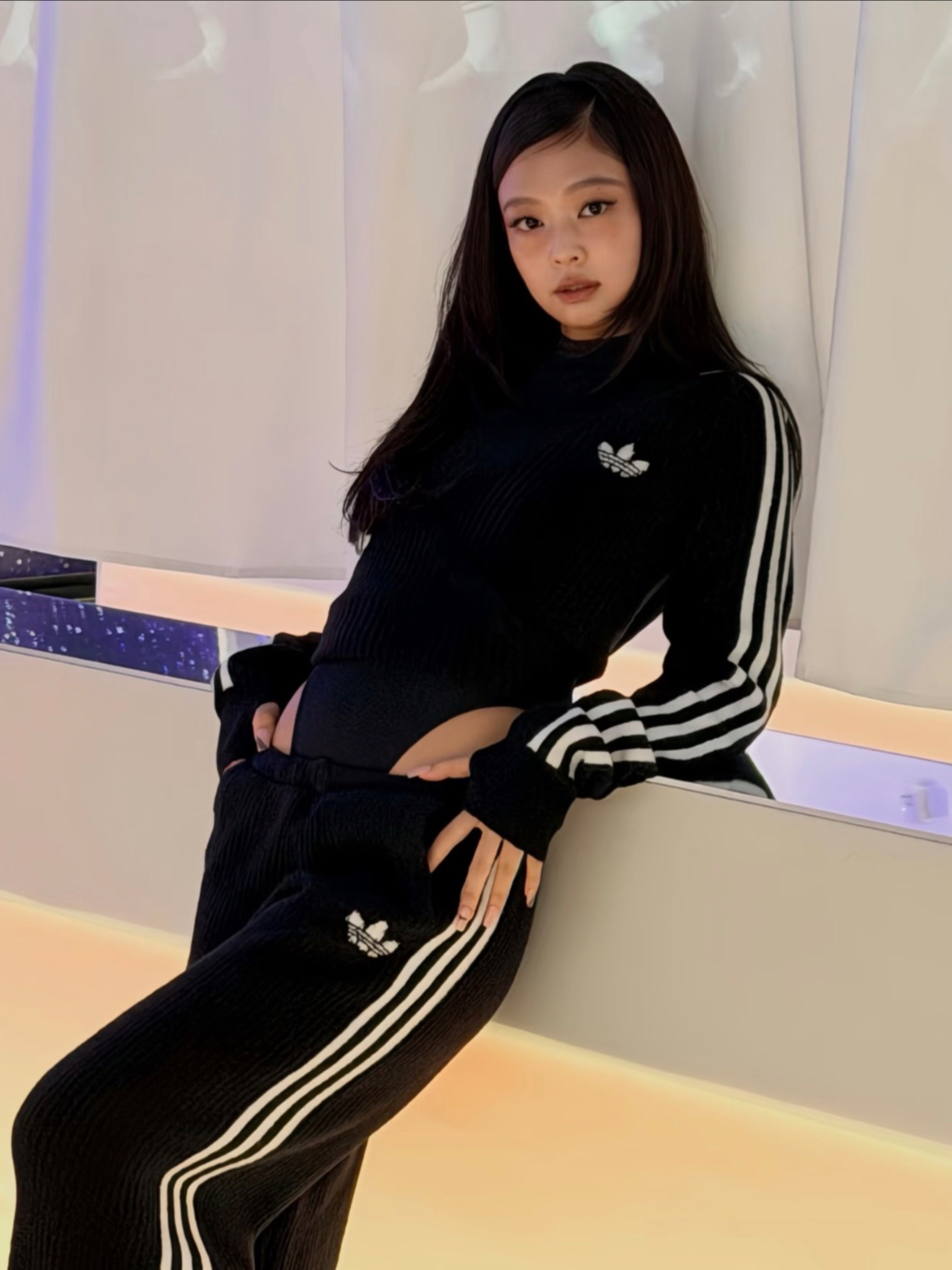 阿迪天使👼🏻Jennie出席洛杉矶联名活动