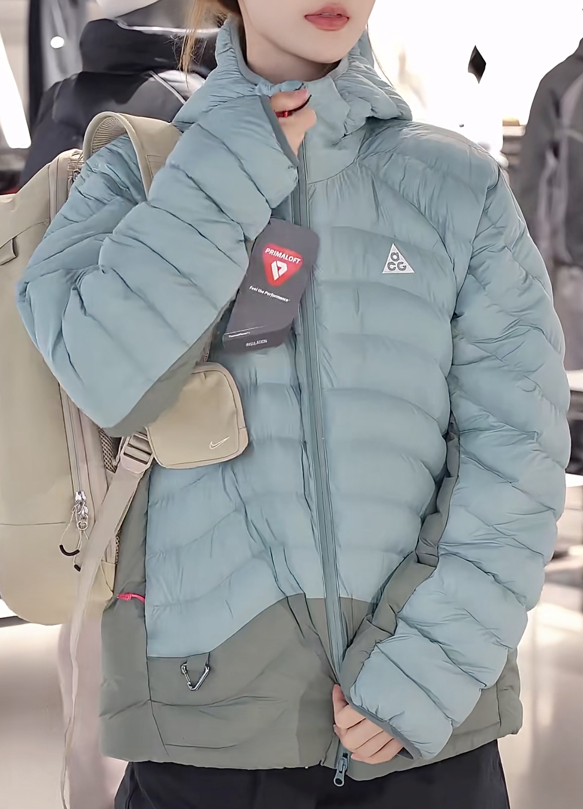 被追着问的Nike棉服！湖水蓝好绝💙