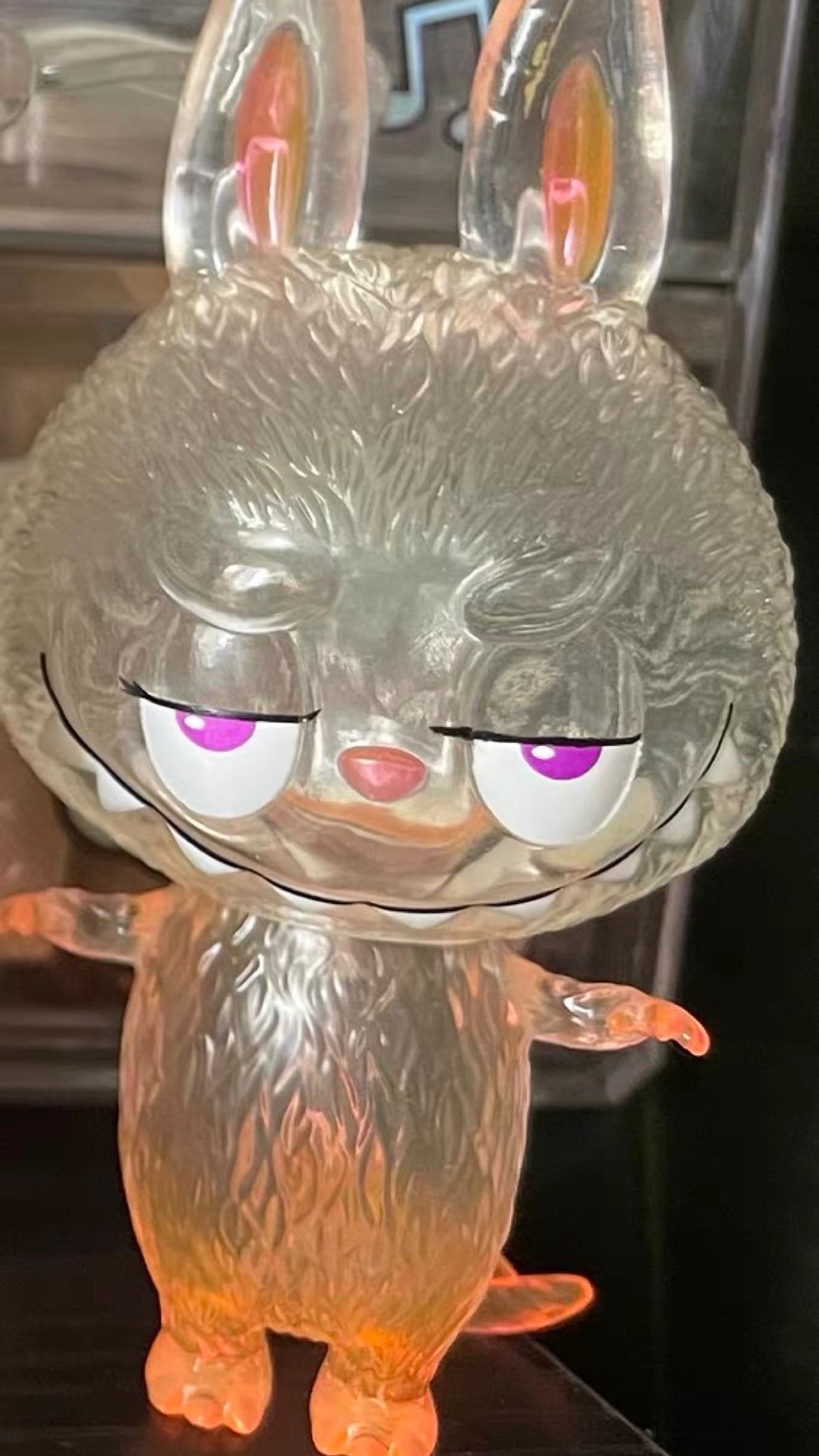 丑萌透明labubu