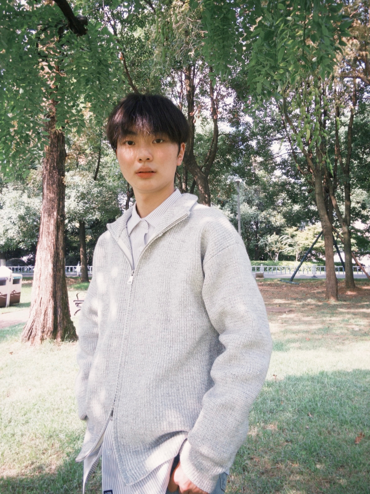 早秋双拉链毛衣，少年感拿捏🥼