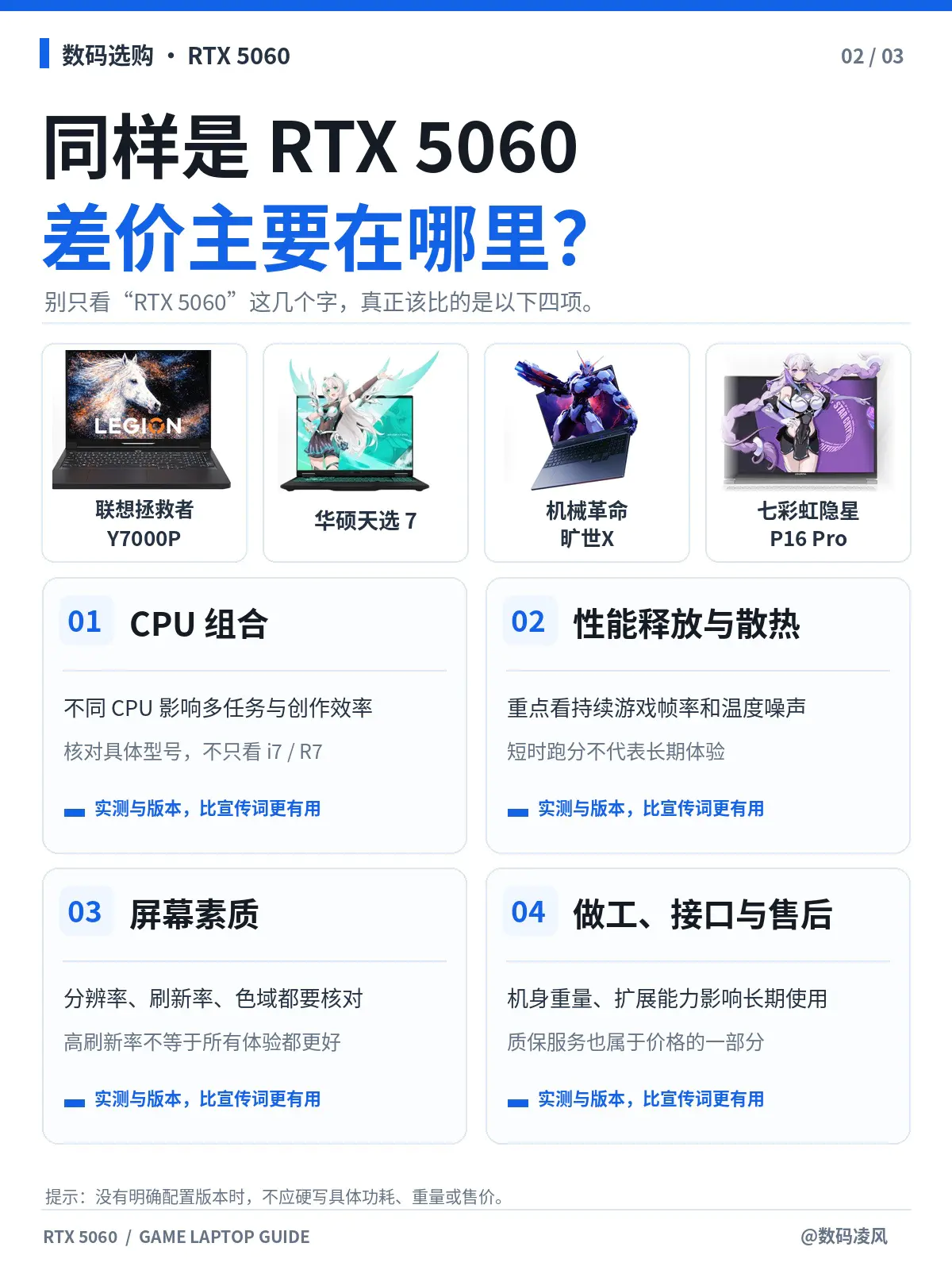 同样是 RTX5060❗️游戏本差距竟然这么大❓