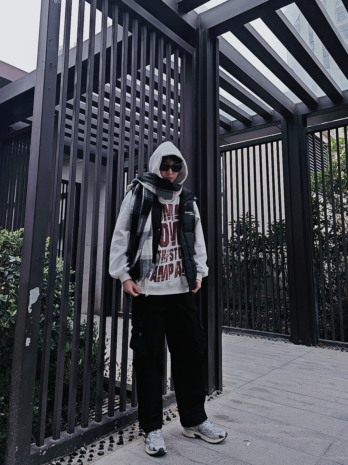 秋冬氛围感靠这条格纹围巾拉满啦🧣