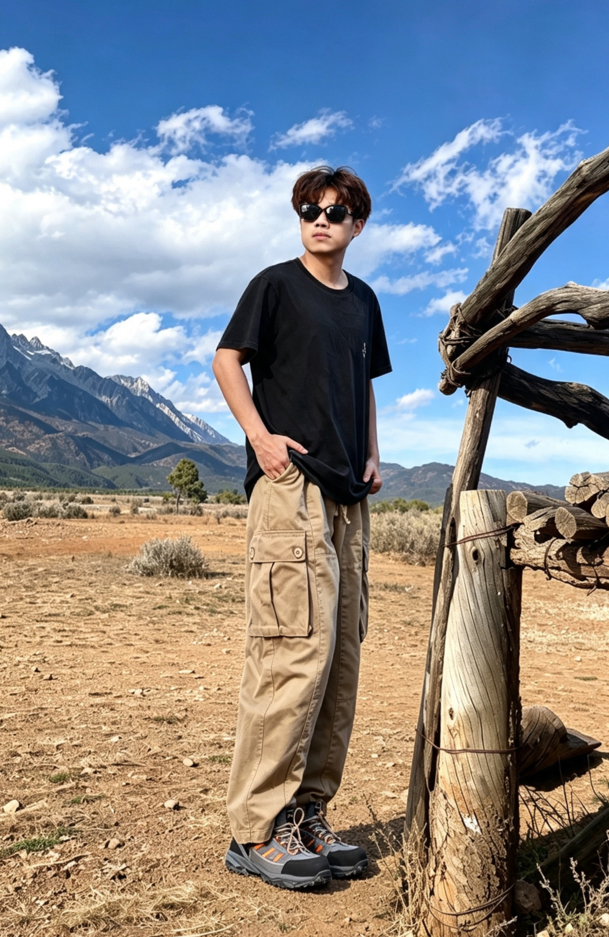丽江山野|男生户外出行look