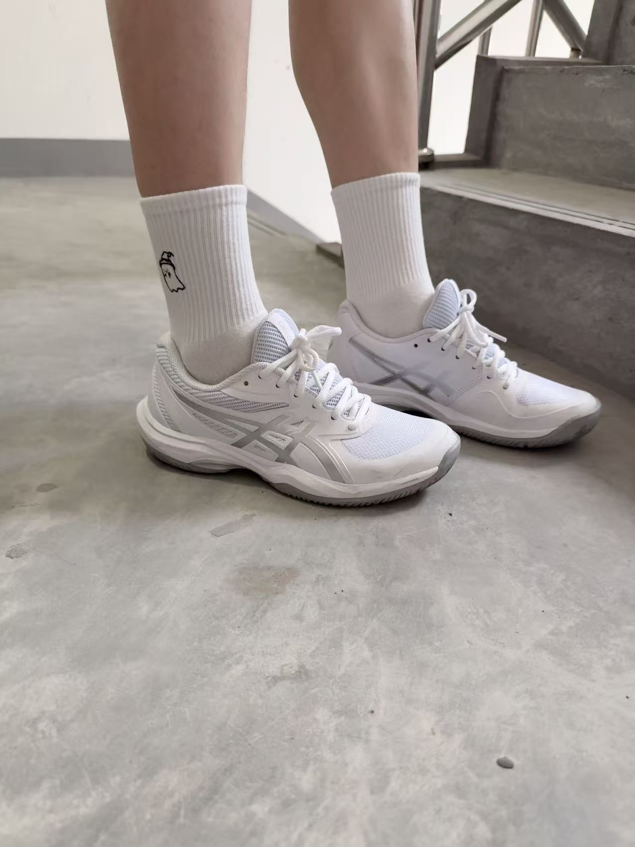 夏天运动搭子！白袜和鞋锁死啦👟