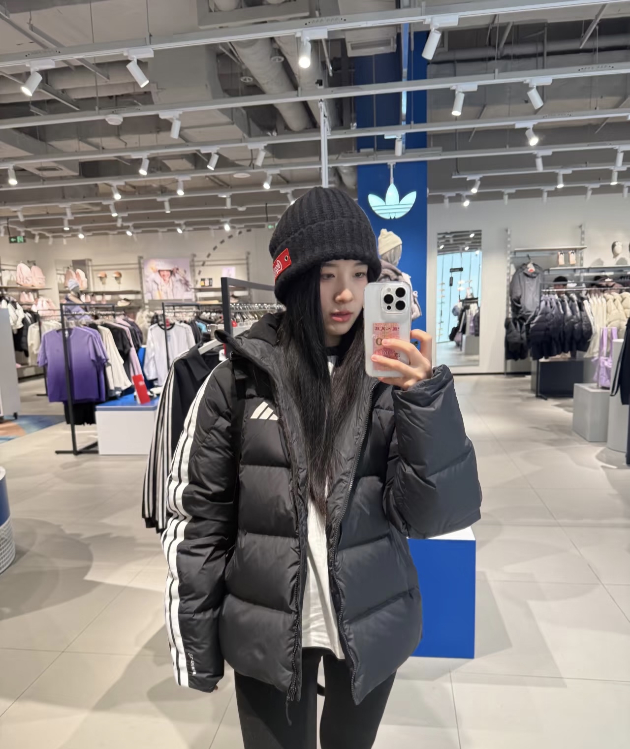 adidas羽绒服试穿分享～