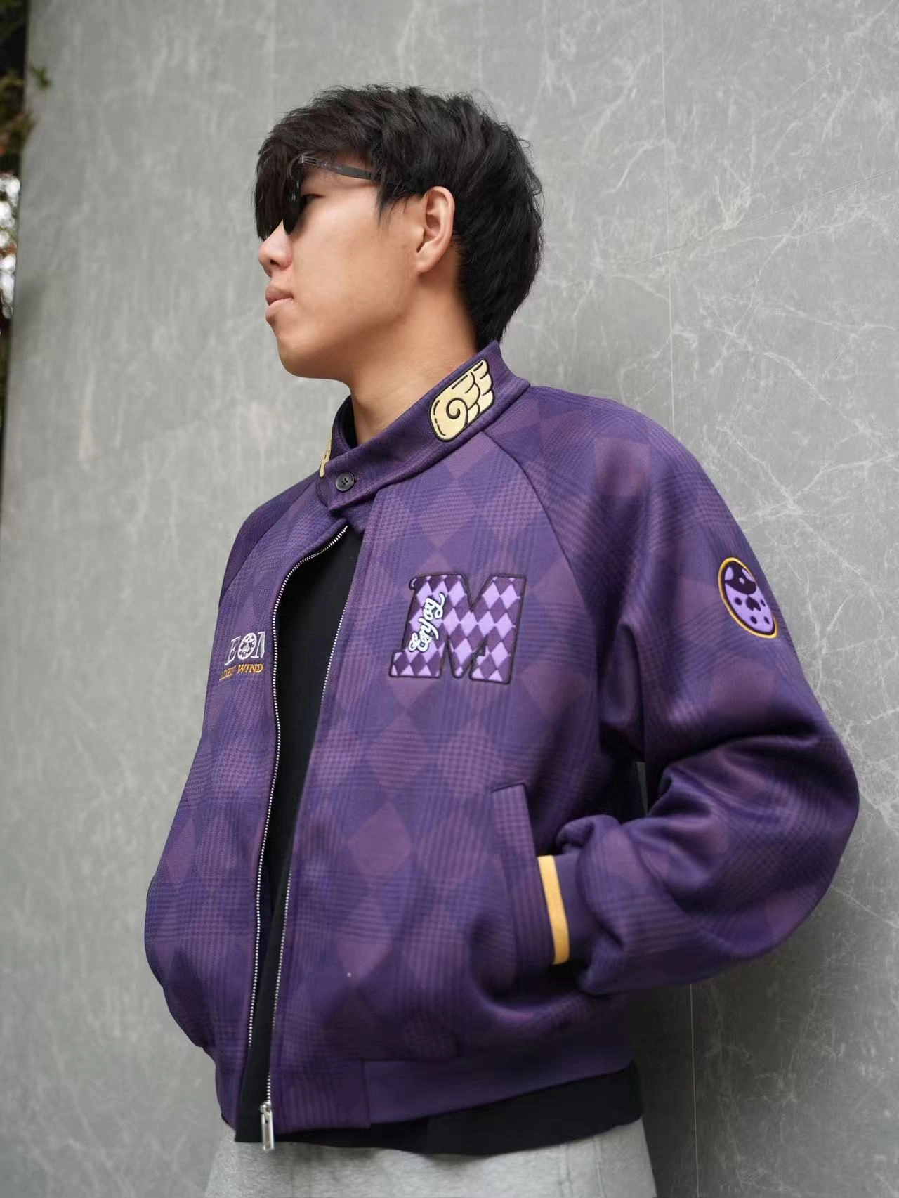 紫调联名夹克，秋冬穿搭有戏🎮