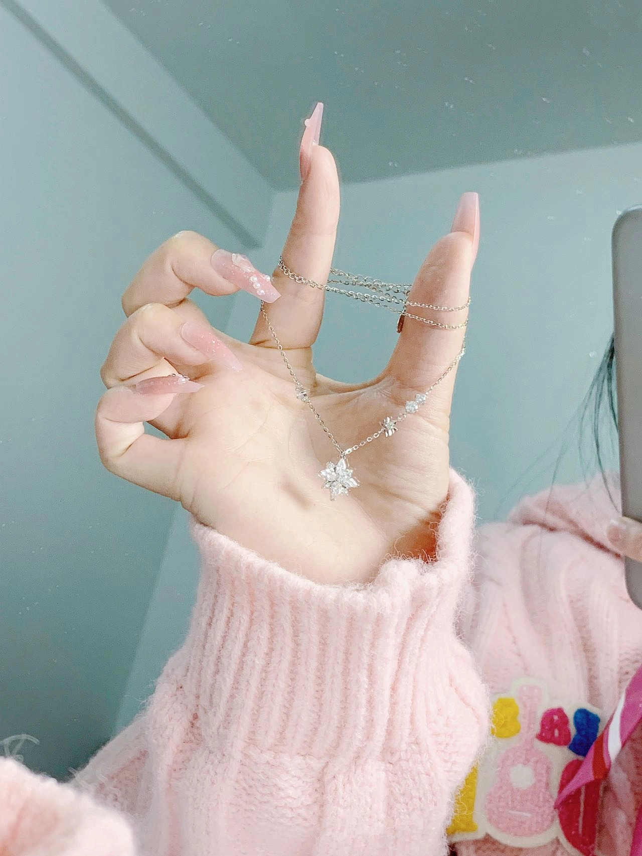 超闪雪花项链，谁能不爱