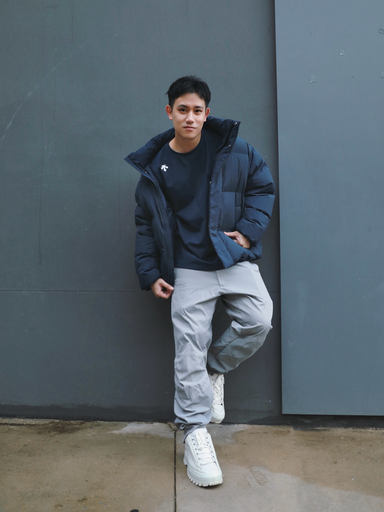 少年感藏蓝冬装，暖帅我都要🥶
