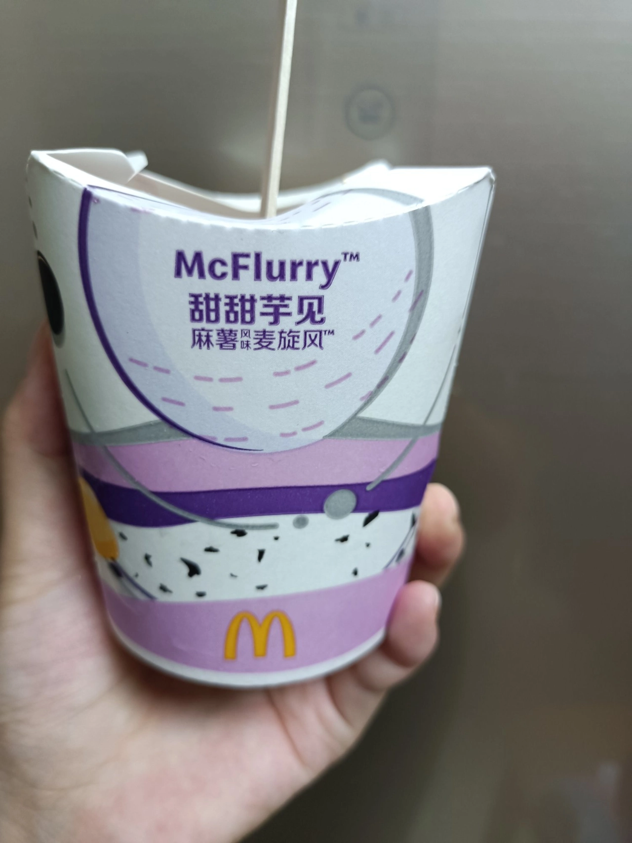 我在麦当劳吃麦旋风