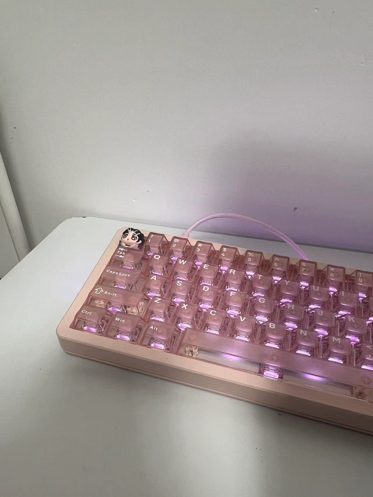 粉透小键盘，游戏码字都顺手💖